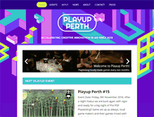 Tablet Screenshot of playupperth.org